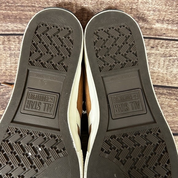 Converse Star Player 76 OX Mens Size 10 Womens Sz 11.5 In A Nutshell Suede Shoes - Picture 12 of 13